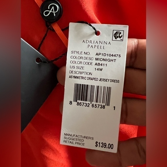 Alexis for Target Floral Flutter Sleeve Pleated Wrap Dress | SZ 1X | NWOT - Picture 9 of 11